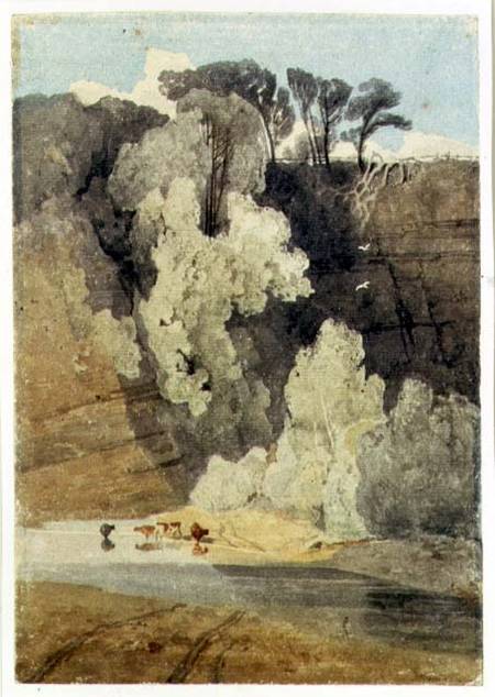 On the River Greta, Yorkshire from John Sell Cotman