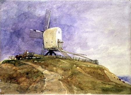 Windmill on a Hill from John Sell Cotman