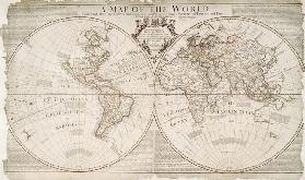 A Map of the World, Corrected from the Observations communicated to the Royal Societies of London an