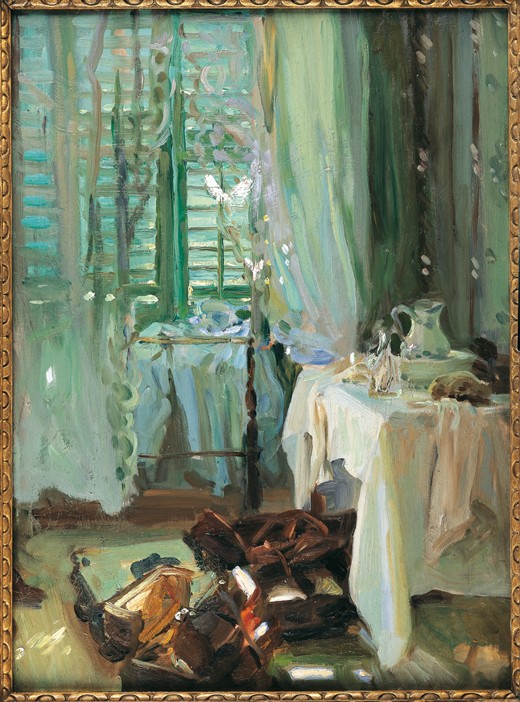 The hotel room from John Singer Sargent