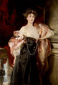Lady Helen Vincent, Viscountess of Abernon from John Singer Sargent