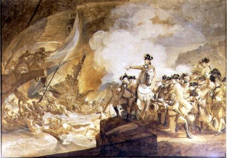 The Siege and Relief of Gibraltar, 14th September 1782 from John Singleton Copley