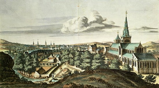 Prospect of the Town of Glasgow from the North East from John Slezer