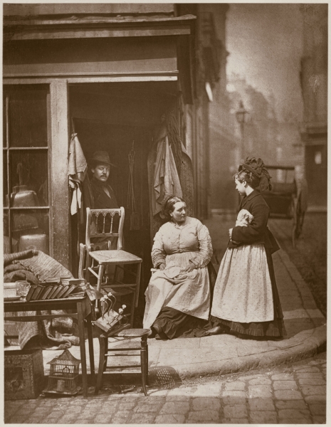 Old Furniture, from ''Street Life in London'', 1877-78 (woodburytype)  from John Thomson