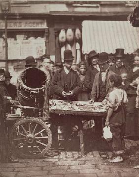 Cheap Fish of St. Giles, from ''Street Life in London'', 1877-78 (woodburytype) 
