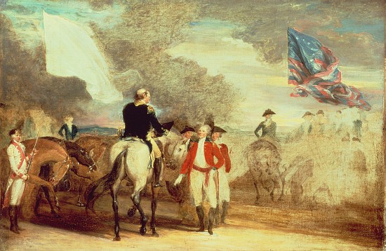 The Surrender of Cornwallis at Yorktown from John Trumbull