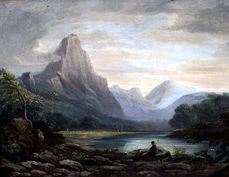 A Welsh Valley from John Varley