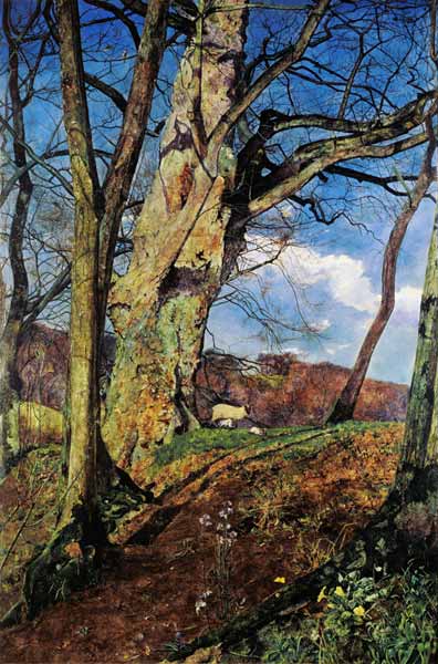 In Early Spring: A Study in March from John William Inchbold