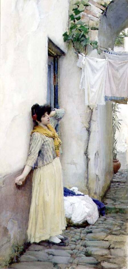 Italian Girl from John William Waterhouse