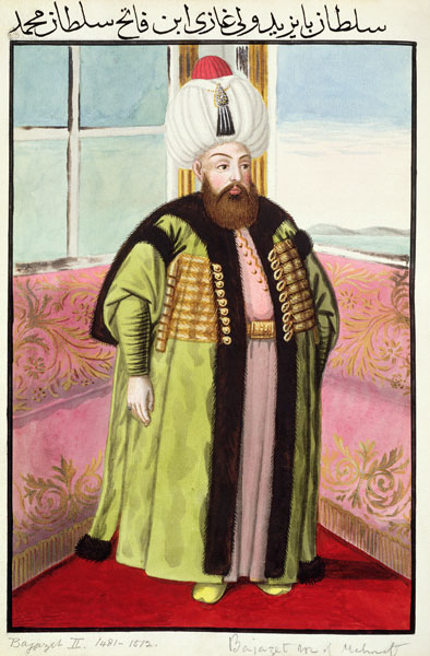 Bajazet (Bayezid) II (c.1447-1512) called 'Adli', the Just, Sultan 1481-1512, from 'A Series of Port from John Young