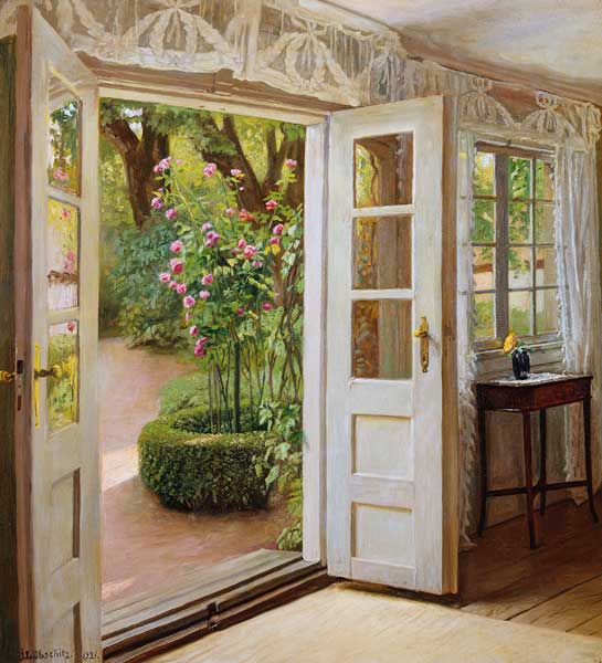 Die Tür zum Garten from John Leoppold Lubschitz