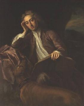 Alexander Pope and his dog, Bounce