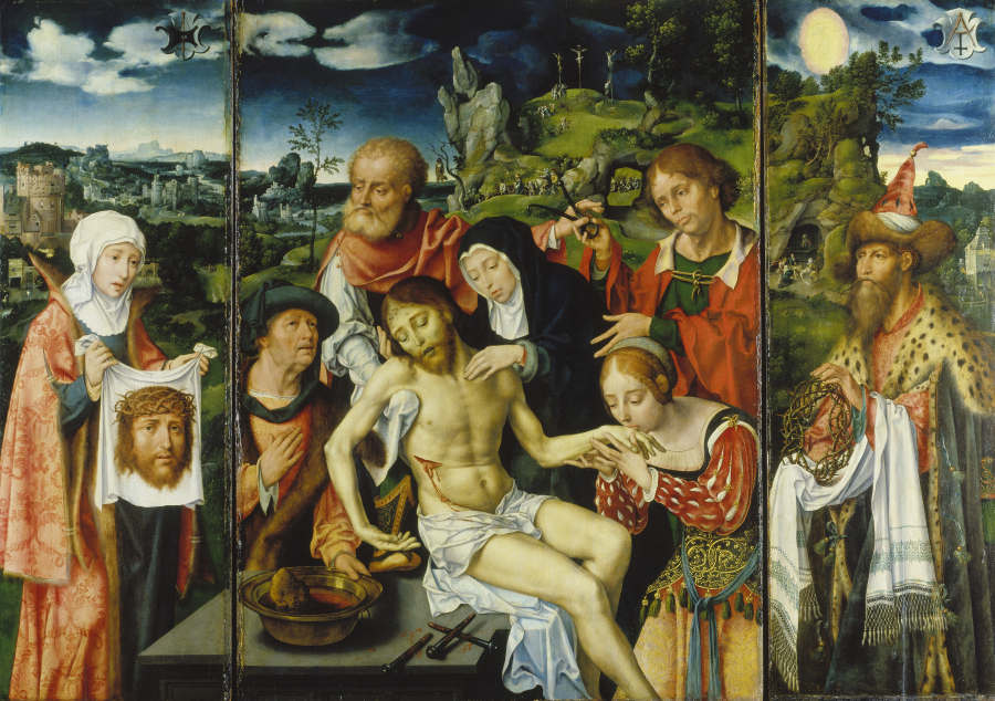 Triptychon mit der Beweinung Christi from Joos van Cleve