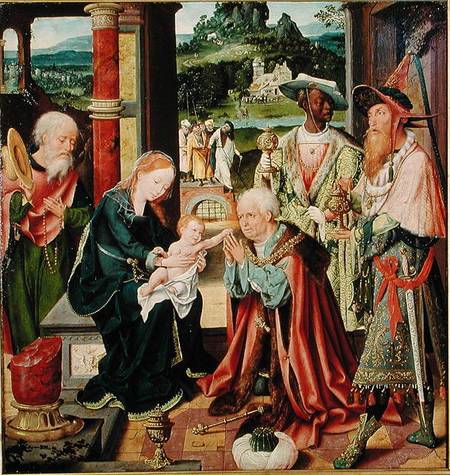 The Adoration of the Magi from Joos van Cleve (eigentl. van der Breke)