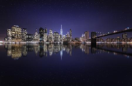 Nacht über Manhattan