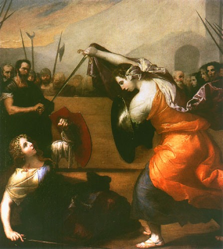 Frauenkampf from José (auch Jusepe) de Ribera