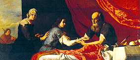 Isaac und Jakob. from José (auch Jusepe) de Ribera