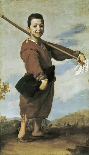 Ribera, The Clubfoot / Paint./ 1642 from José (auch Jusepe) de Ribera
