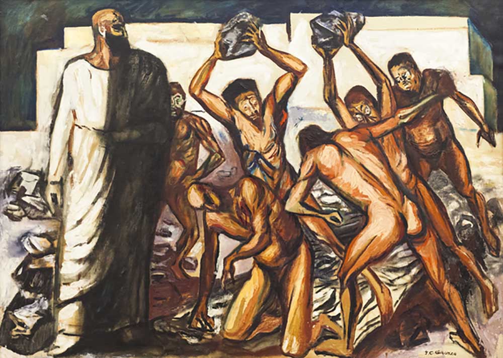 Das Martyrium des Heiligen Stephanus, 1944 from José Clemente Orozco