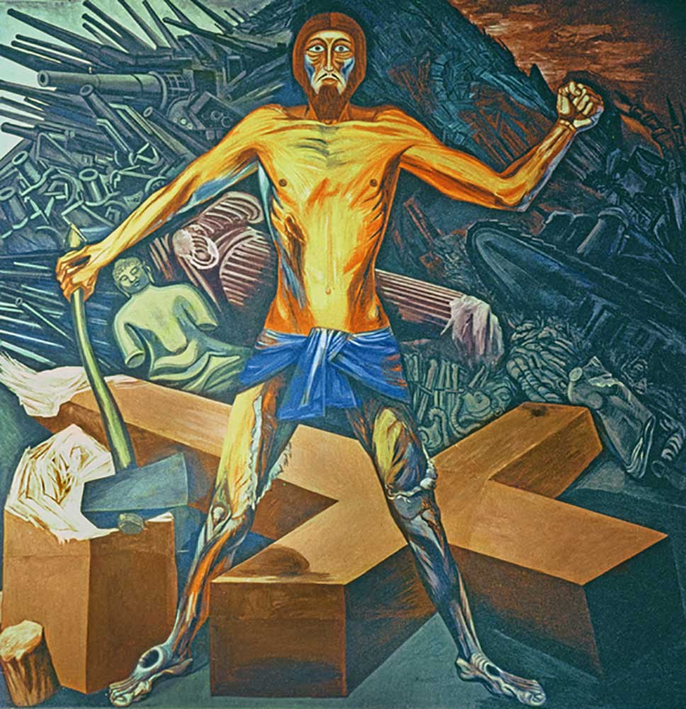 Moderne Migration des Geistes, aus dem Epos der amerikanischen Zivilisation, 1932-34 from José Clemente Orozco