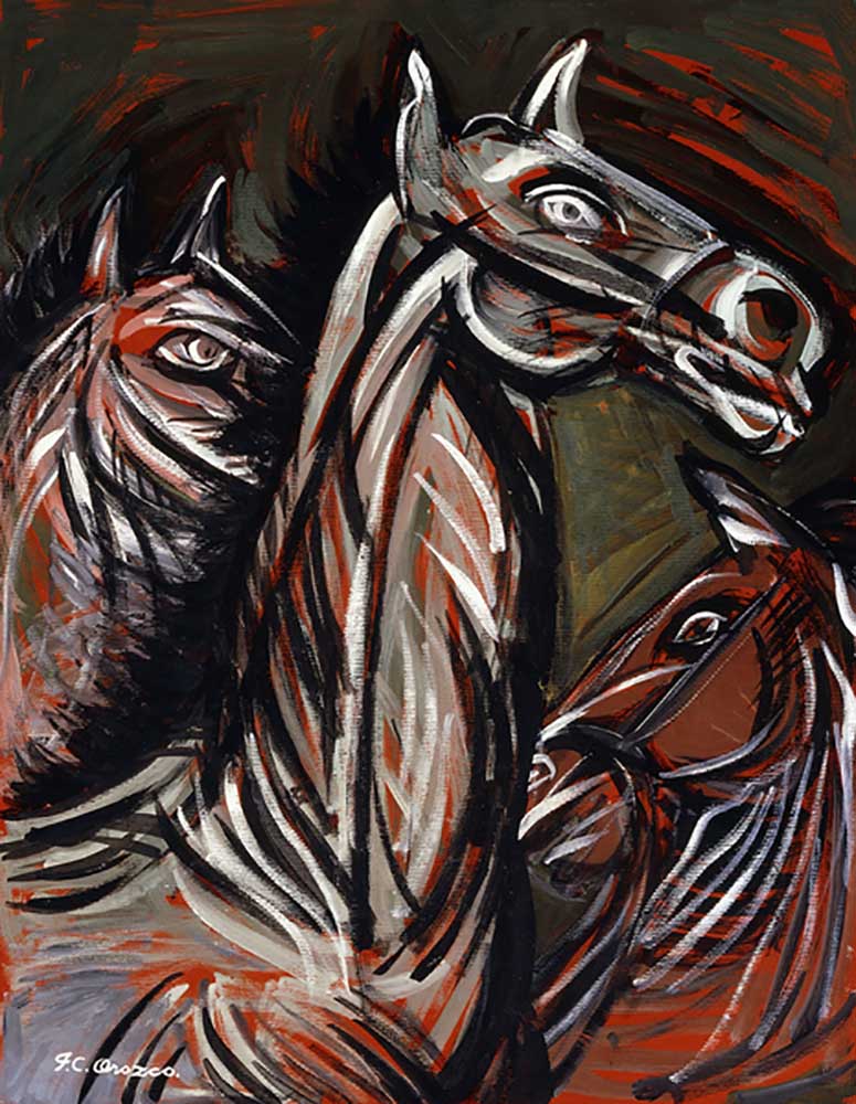 Pferde; Caballos, from José Clemente Orozco