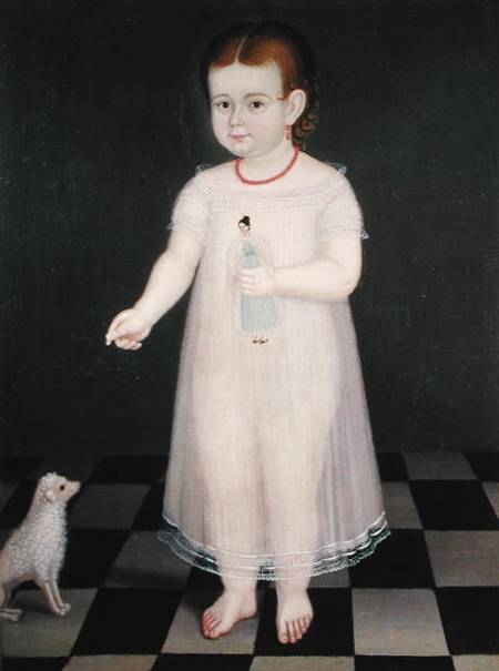 Young Girl with a Doll from Jose Maria Estrada
