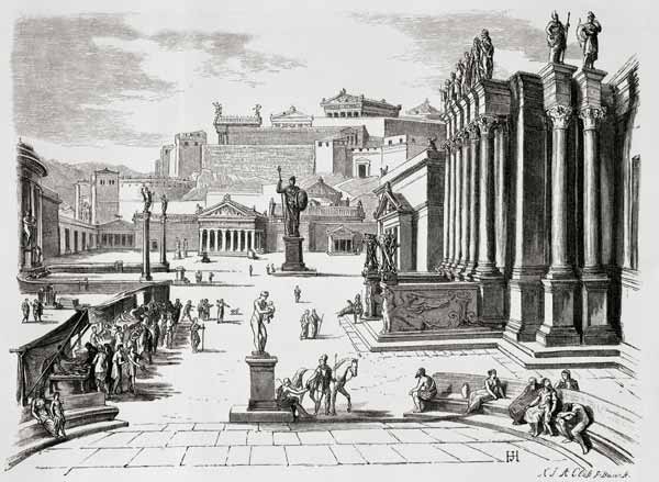 Sparta, Agora from Josef Hoffmann
