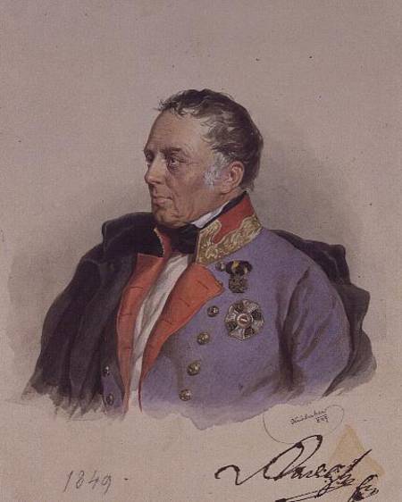 Johann Joseph Wenzel, Count Radetzky (1766-1858) Governor of the Lombardo-Venetian territories in th from Josef Nikolaus Kriehuber