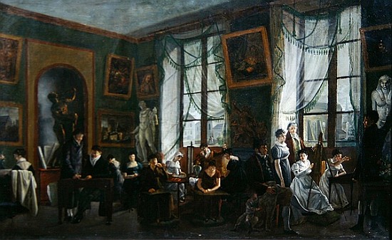 The Studio of Madame Haudebourt-Lescot from Joseph Albrier