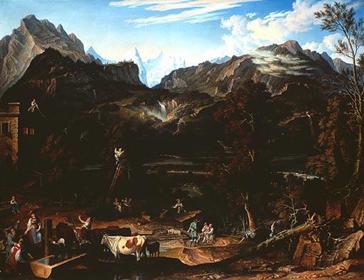 Berner Oberland from Joseph Anton Koch