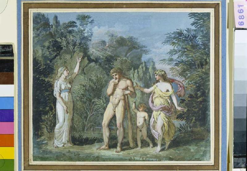Herkules am Scheideweg from Joseph Anton Koch
