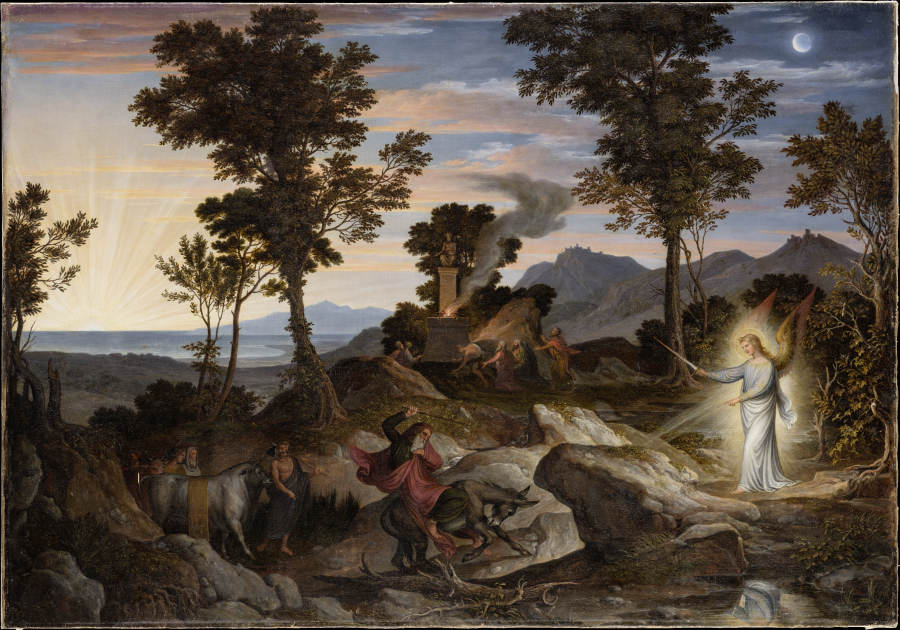 Landschaft mit dem Propheten Bileam und seiner Eselin from Joseph Anton Koch