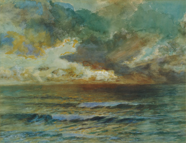 Sunset at Seascale from Joseph Arthur Palliser Severn