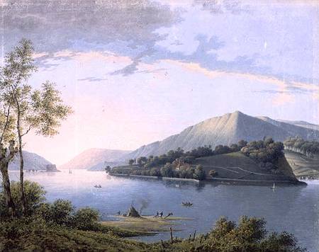 Landscape along the Rhine from Joseph August Knip
