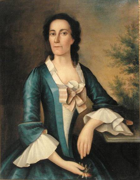 Portrait of Mrs Thomas Shippard (b.1718) from Joseph Badger