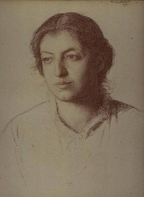 Portrait of Euterpe Ionides, afterwards Mrs. W. F. Craies