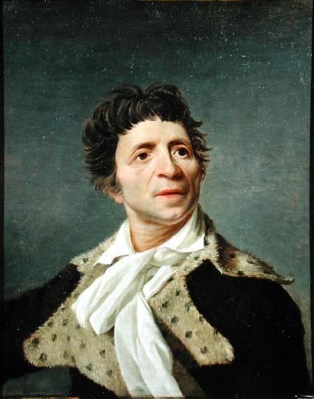 Portrait of Marat (1743-93) from Joseph Boze