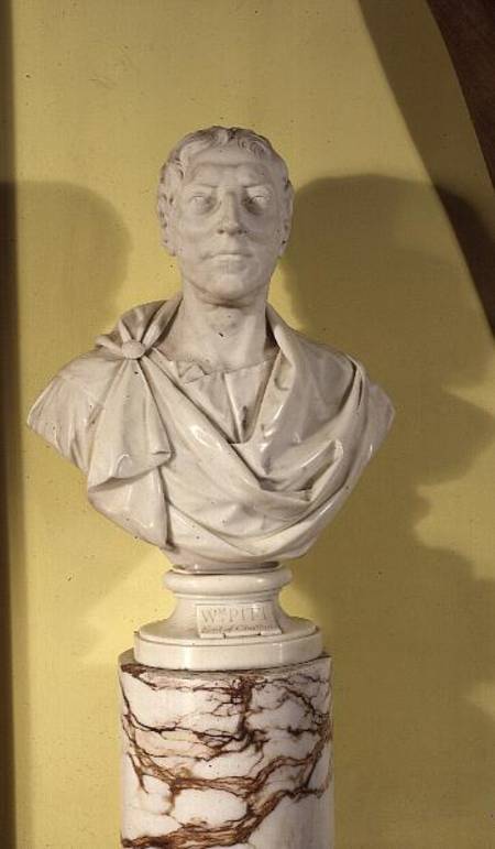 Bust of William Pitt the Elder from Joseph F. Nollekens