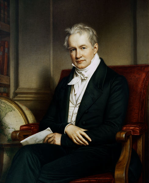 Humboldt, Alexander Freiherr von, Portrait from Joseph Karl Stieler