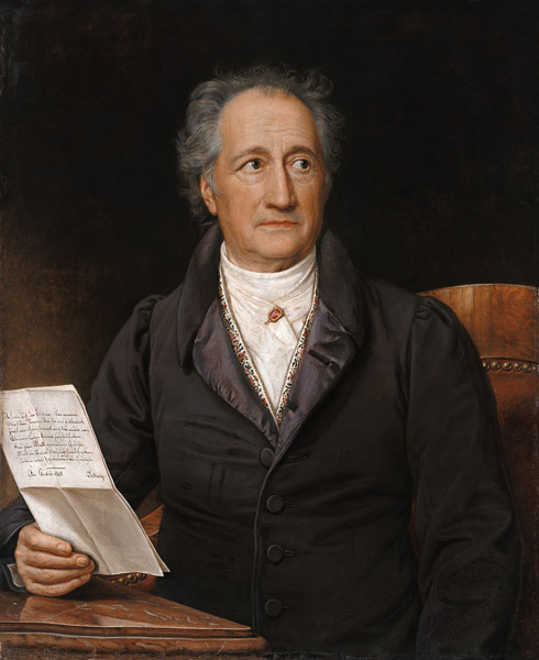 Bildnis Johann Wolfgang von Goethe from Joseph Karl Stieler