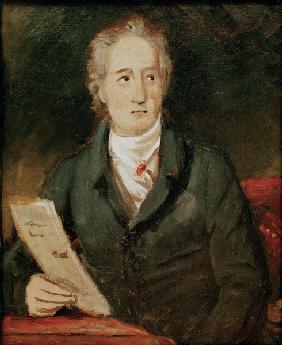 Goethe , Sketch by J.Stieler