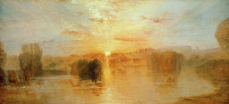 Der See, Petworth, Sonnenuntergang; Studie from William Turner