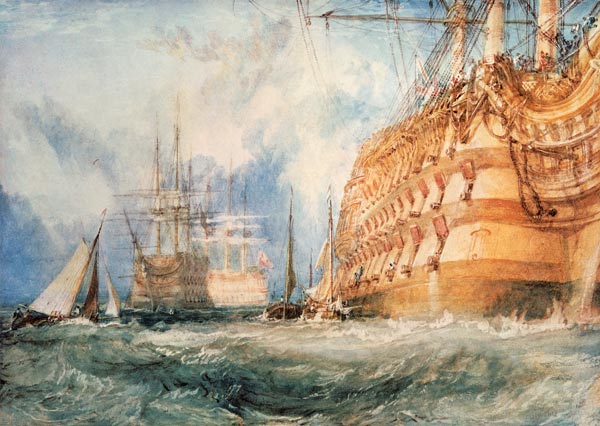 Die Ausrüstung eines Kriegsschiffes erster Klasse from William Turner