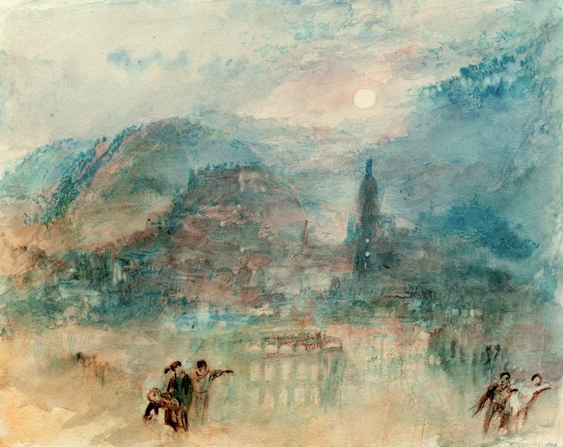 Heidelberg,  Mondlicht from William Turner