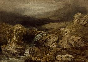 Hochwasser führender Fluss (Coniston) from William Turner