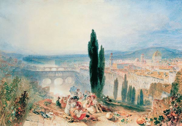 Florence from near San Miniato from William Turner