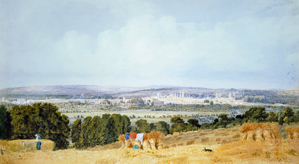 Oxford from Hinksey Hill from William Turner