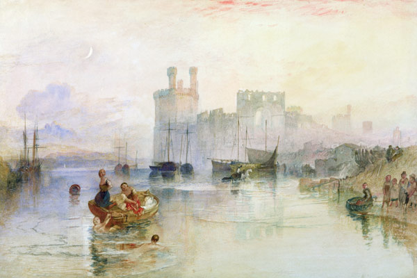 View of Carnarvon Castle from William Turner