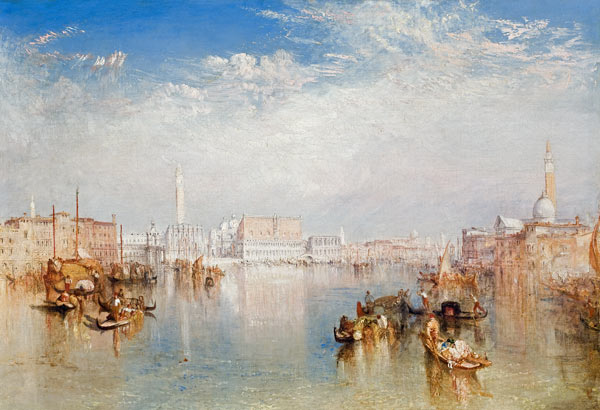View of Venice: The Ducal Palace, Dogana and Part of San Giorgio from William Turner