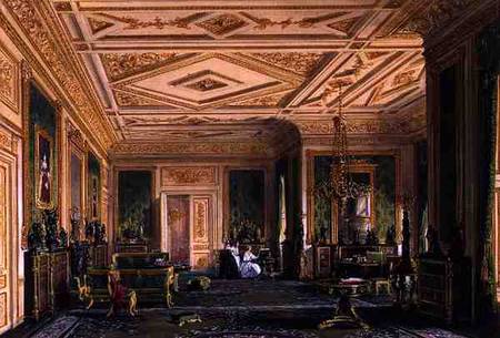 The Green Drawing Room at Windsor from Joseph Nash